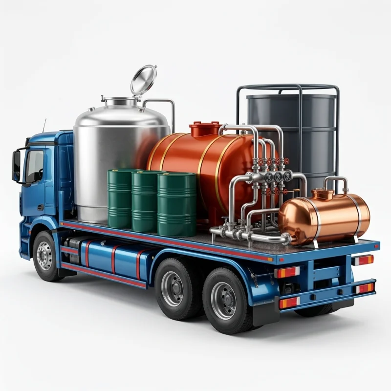 transportadora de material químico