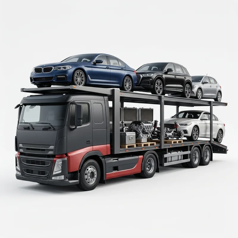 transporte de autopeças