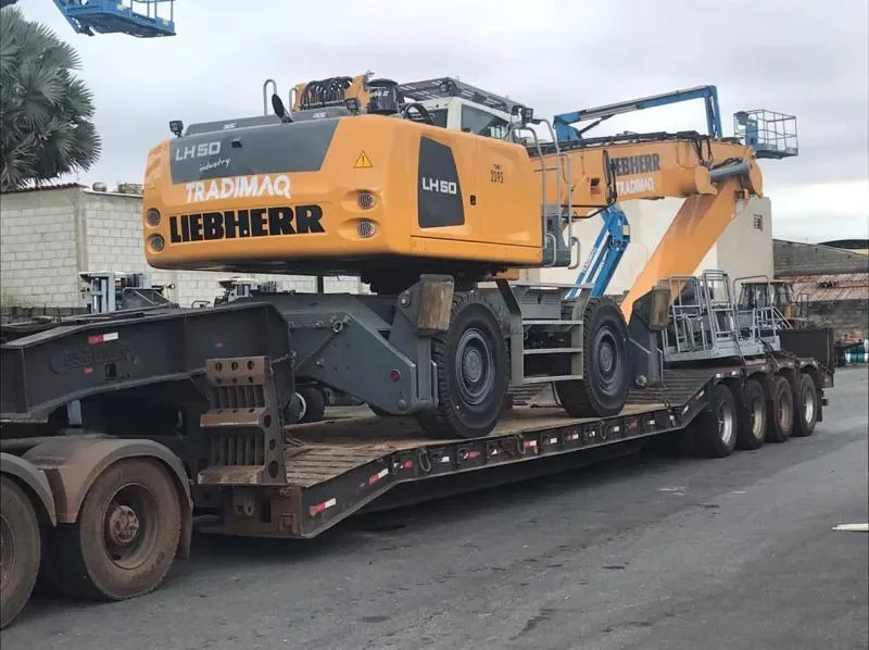 transporte de máquinas operacionais
