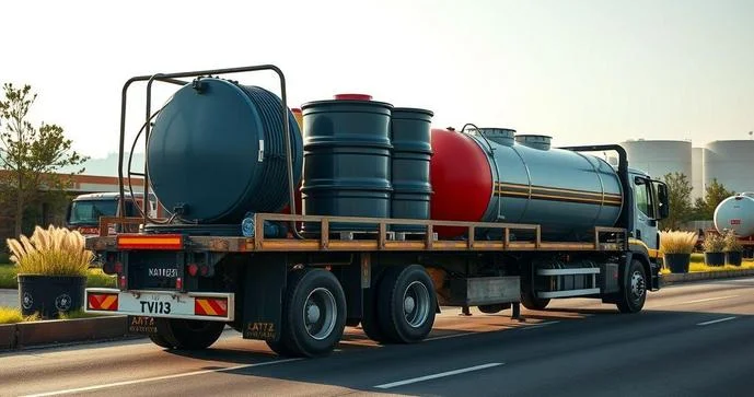 transporte de produtos de limpeza